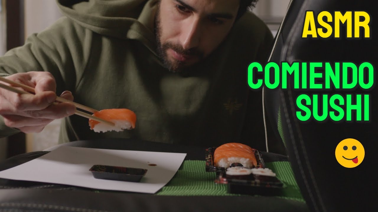 ASMR Comiendo SUSHI 🍣 del MERCADONA, ¡Disfruta del sonido de cada bocado! | EATING SOUNDS
