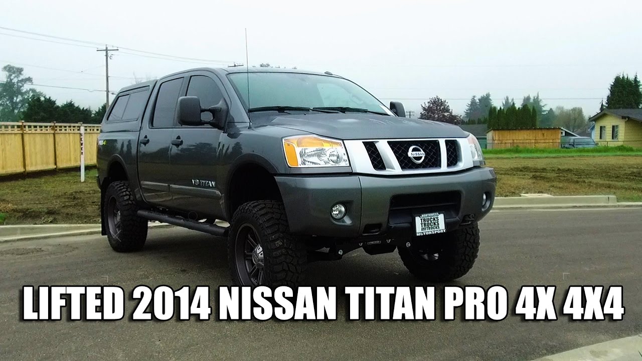 LIFTED 2014 NISSAN TITAN PRO 4X 4X4