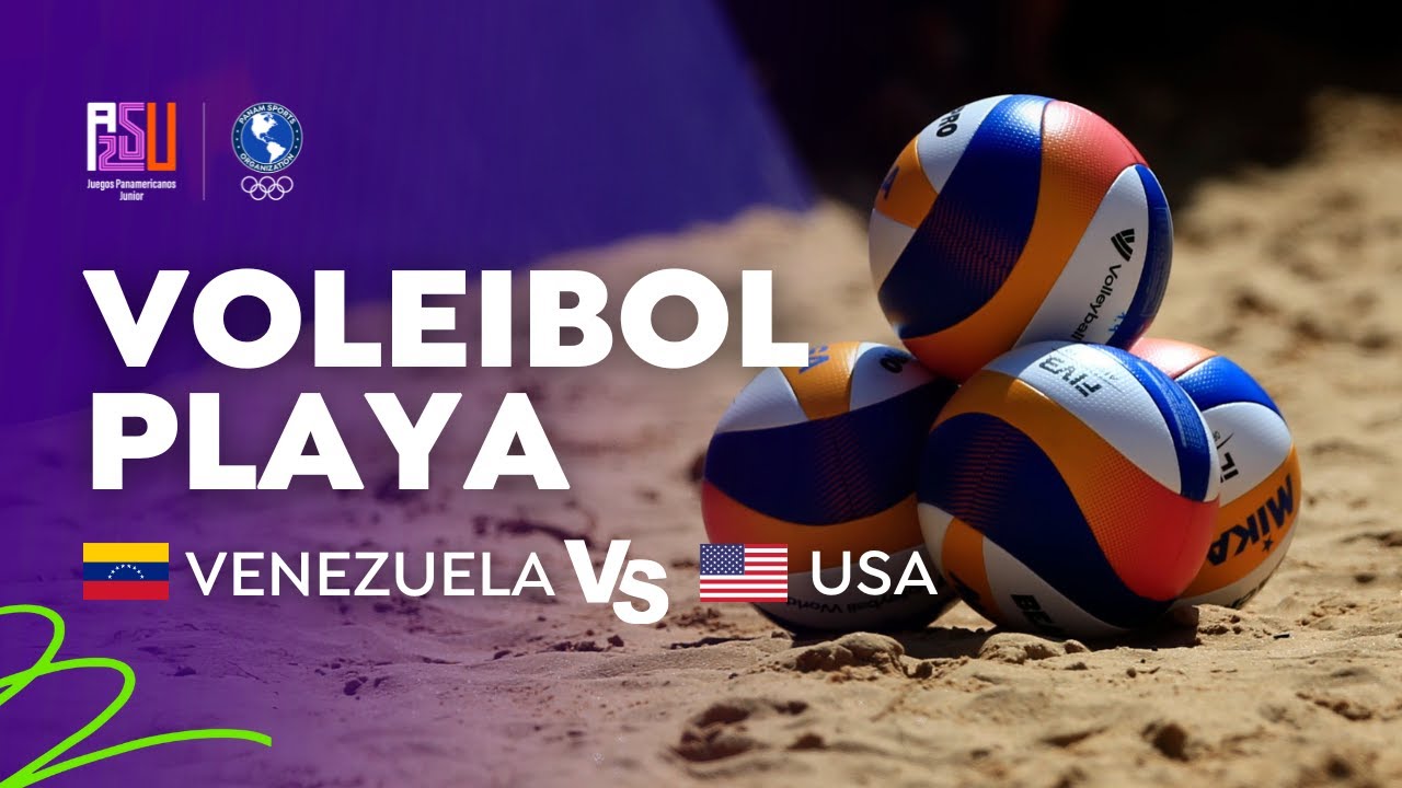 Venezuela vs USA - Semifinal de Voleibol de Playa Masculino - Juegos Panamericanos Junior ASU 2025