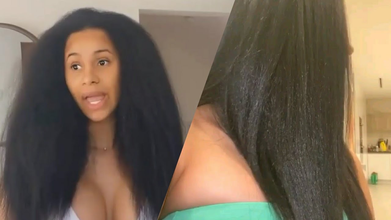 Cardi B Gives Us Her NATURAL Hair Secrets And Routine *Full Video* | CELEB:60