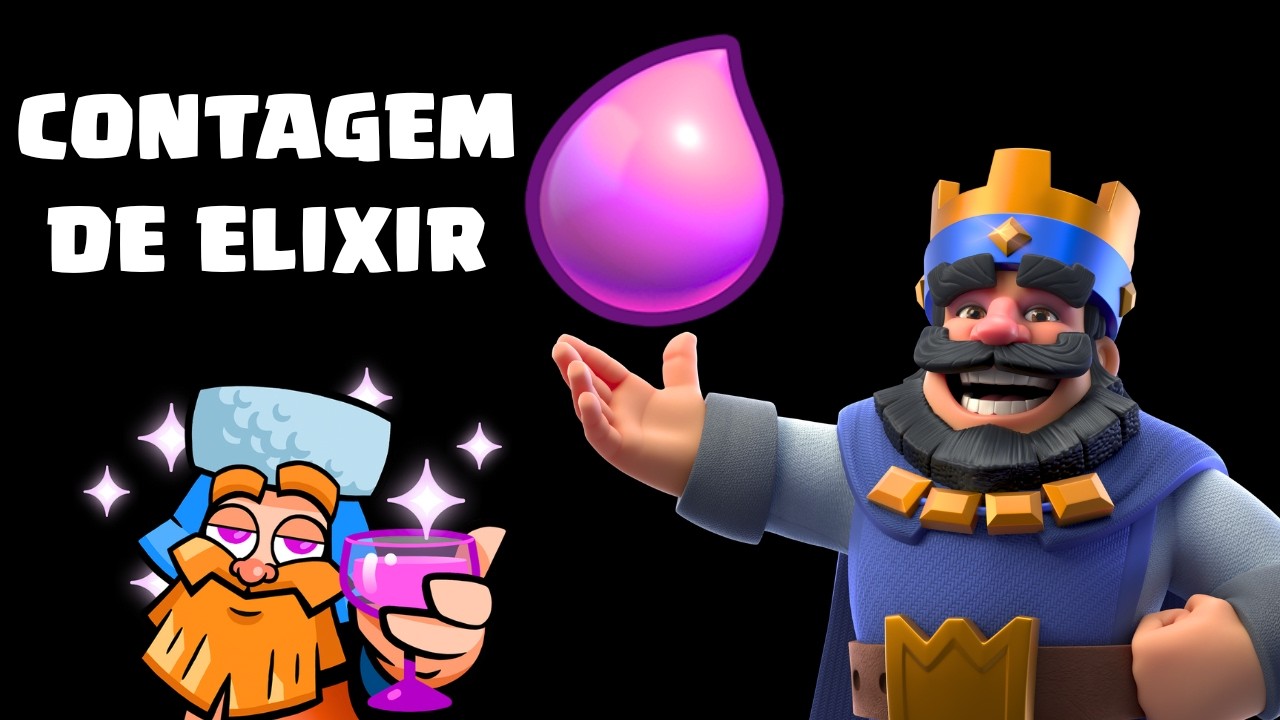 Como CONTAR o ELIXIR do seu adversário no Clash Royale