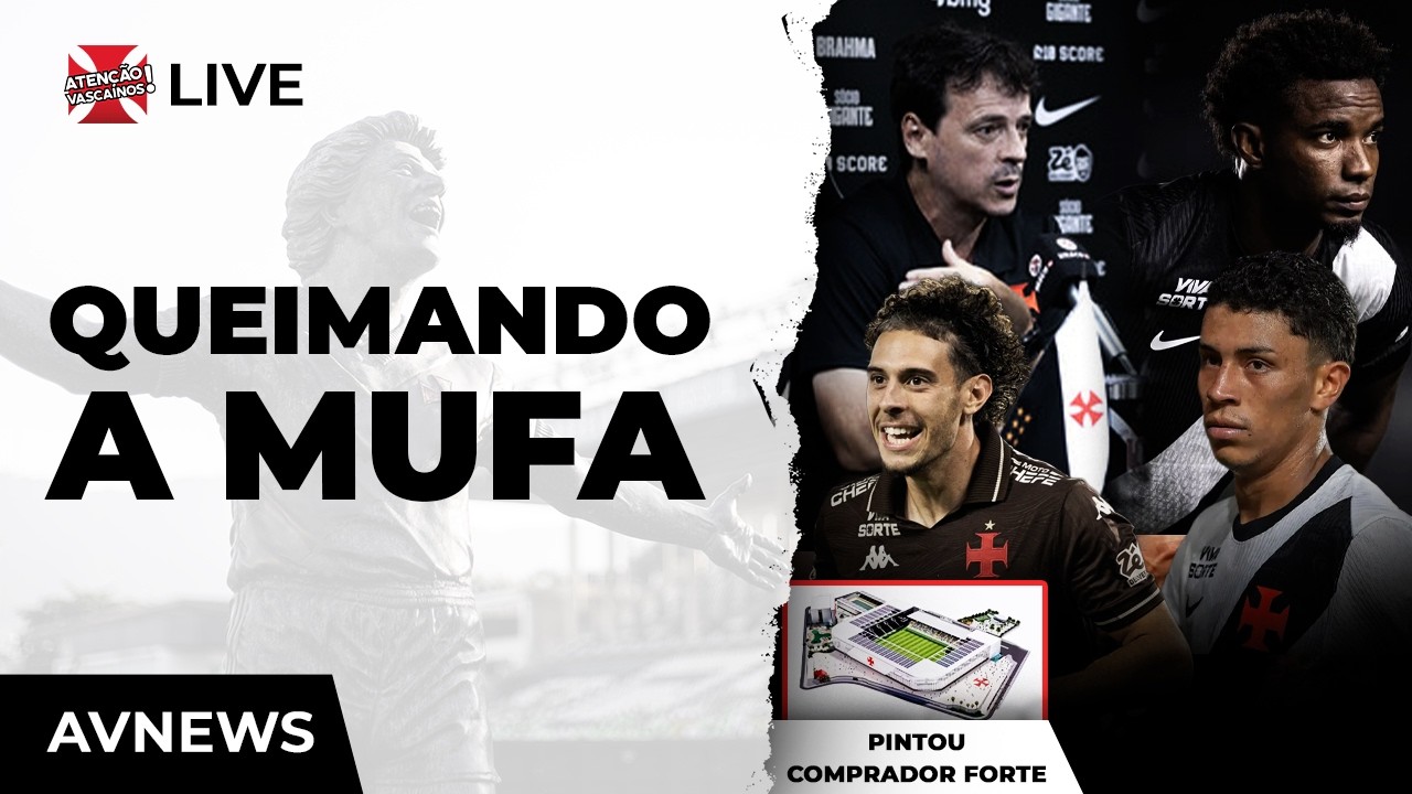VIDA PÓS COUTINHO! DINIZ REINVENTA VASCO DEPOIS DE PERDA. DIREÇÃO DESFOCA 10 E POTENCIAL TEM NOVA