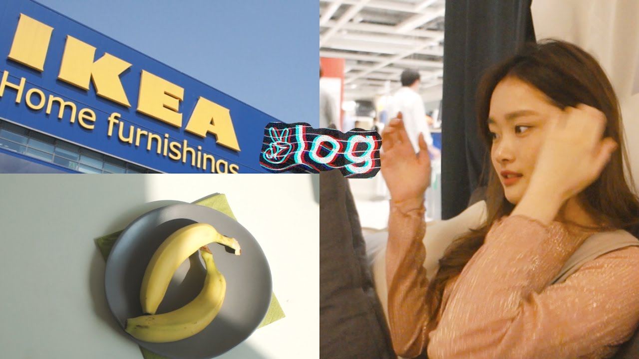 [Vlog.0] 이케아 방문기 & 소소한 소품들 \\ Records of visiting IKEA & the stuff I bought ❥