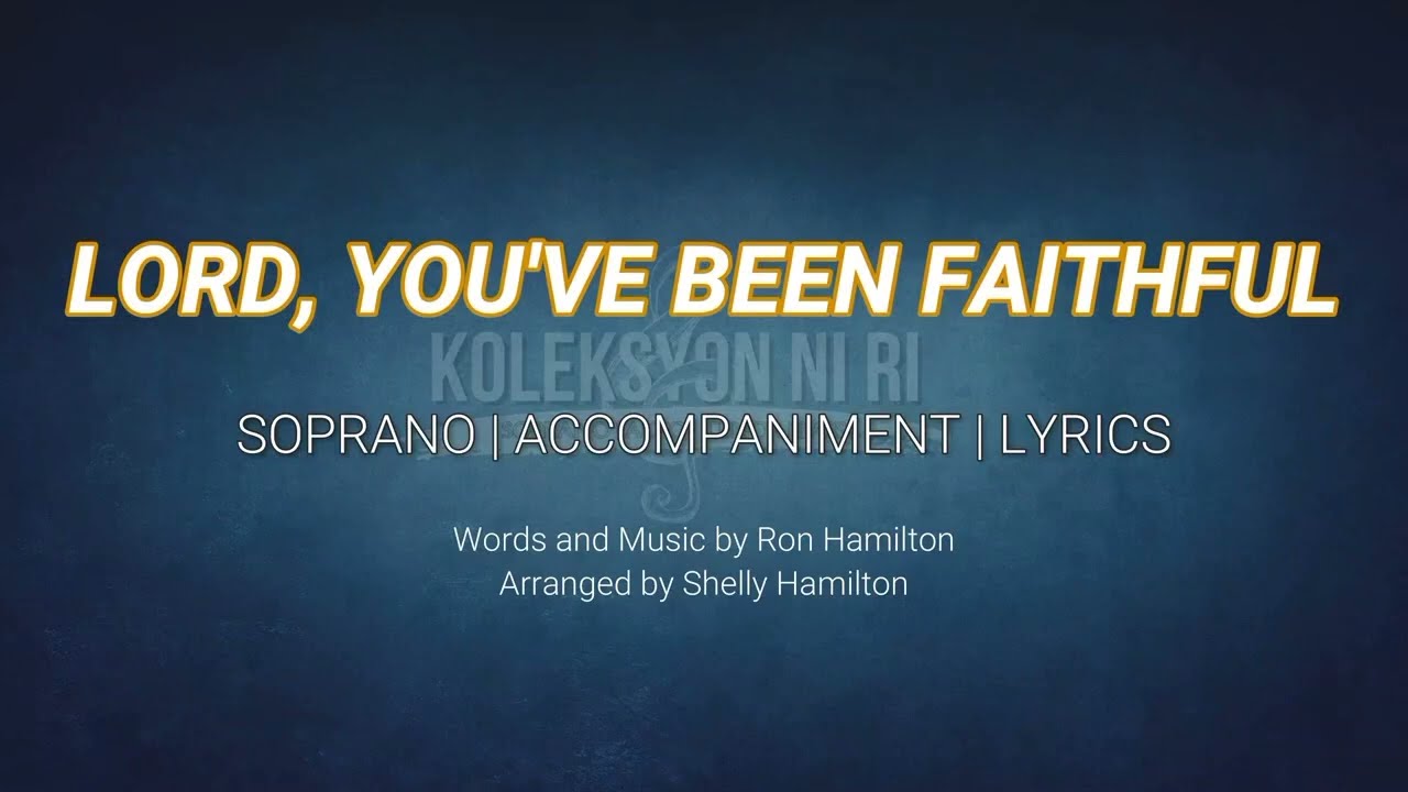 Lord, You've Been Faithful | Soprano | Vocal Guide by Sis. Sarah Macabali