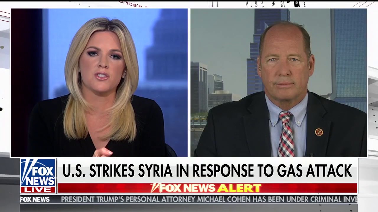 Yoho Discusses Syrian Air Strikes on America's News HQ