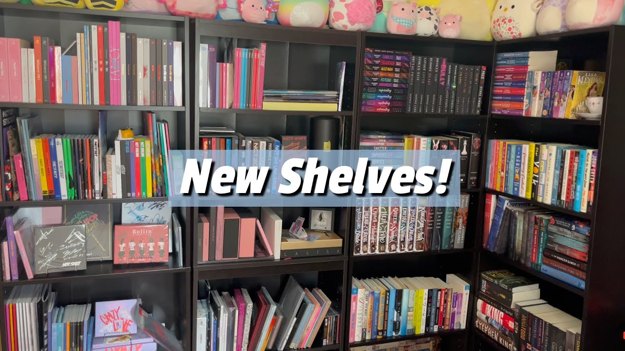 I Got 2 New Shelves To Reorganize My Kpop Album Collection + A Shelf Tour | April 2023