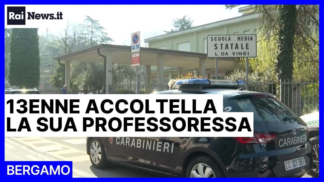 Studente 13enne accoltella l'insegnante a scuola. Indossava una maglietta con la scritta 