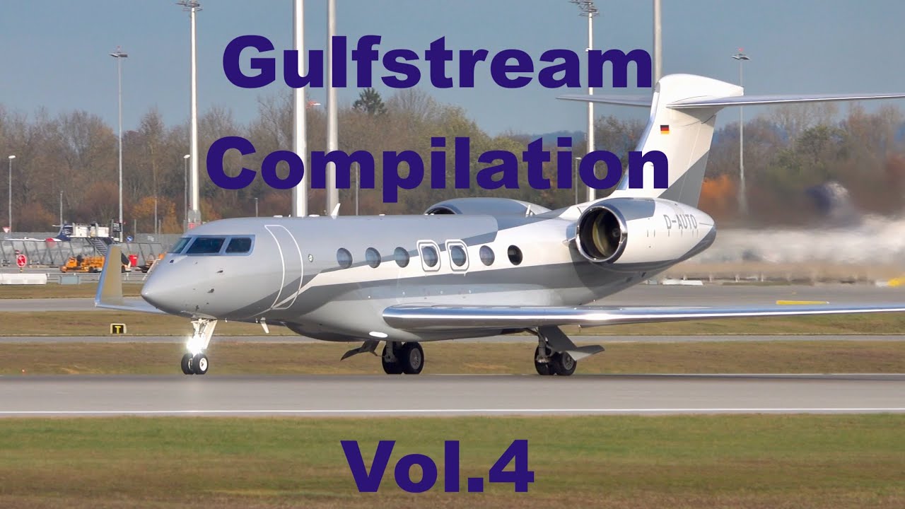 Gulfstream Biz Jet Compilation Vol.4 departure and arrivals G650 G600 G550 C37 EDDM #vip #jet