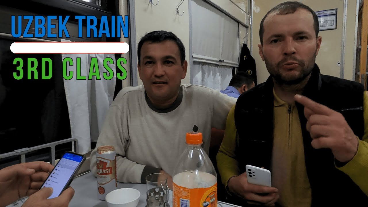 3rd Class Train in Uzbekistan Turned Into a Party 🇺🇿