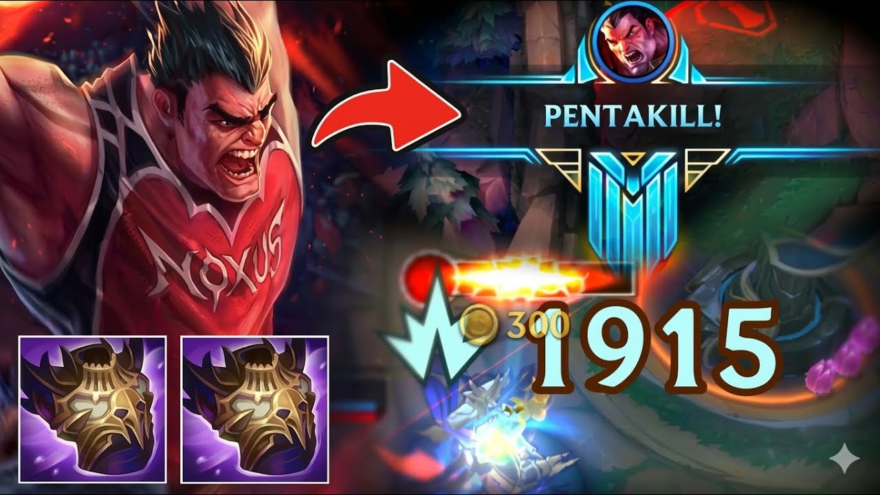 Wild Rift: NUKE ULT DARIUS BUILD 💀