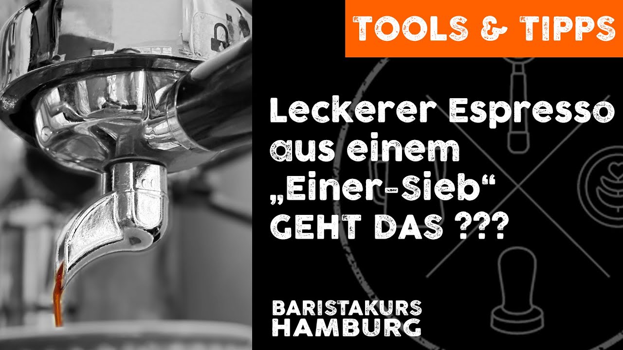 Leckerer Espresso aus einem 