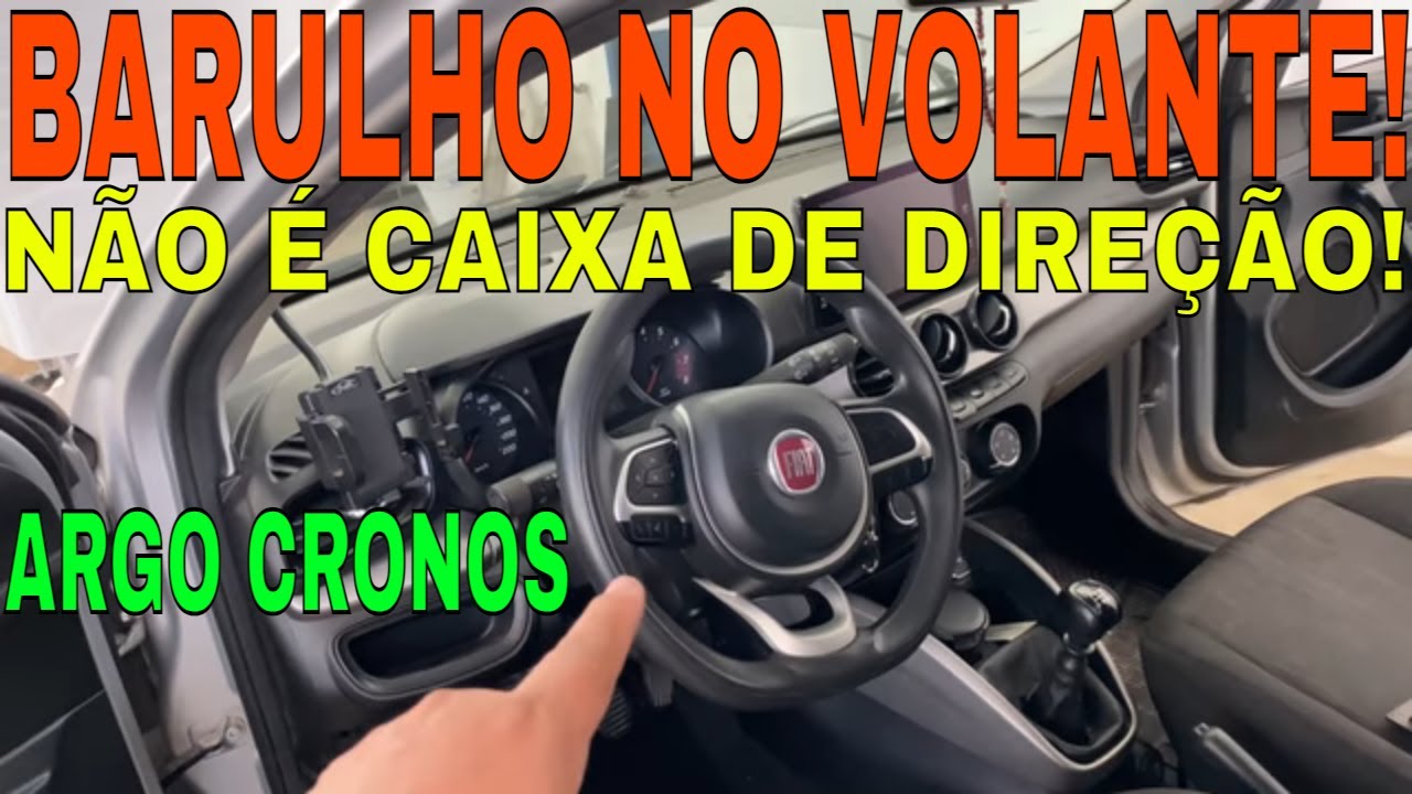 ARGO CRONOS MOBI UNO COM BARULHO ESTALOS NO VOLANTE DIREÇÃO QUANDO VIRA PRA DIREITA OU ESQUERDA!