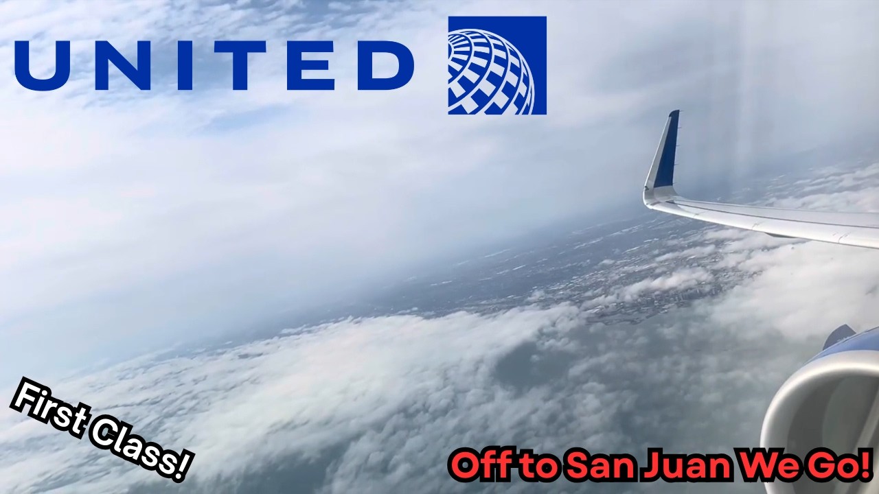 [4K - 60FPS] - United Airlines - First Class - ORD-SJU - UA1996 - Airbus A321neo - Full Flight