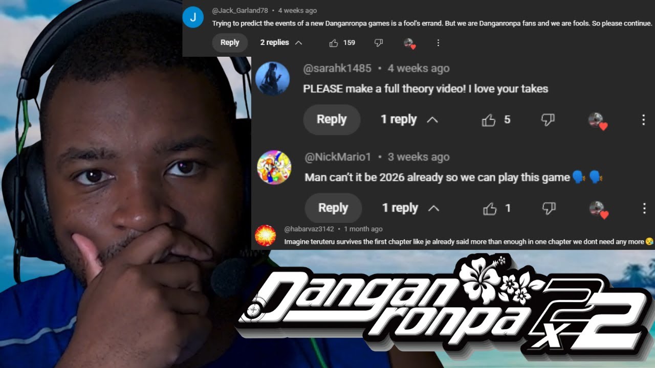 DANGANRONPA 2X2 - READING THEORY COMMENTS