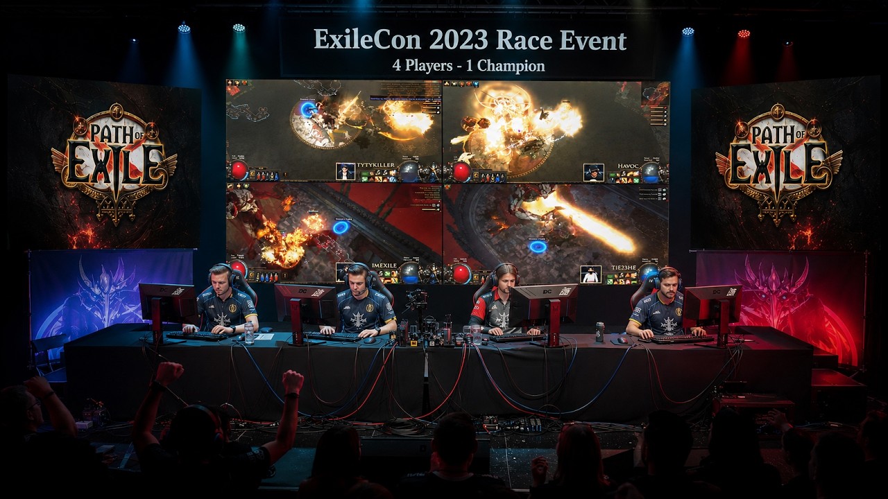 Exilecon 2023: Path Of Exile Race Event &ndash; 4 Players