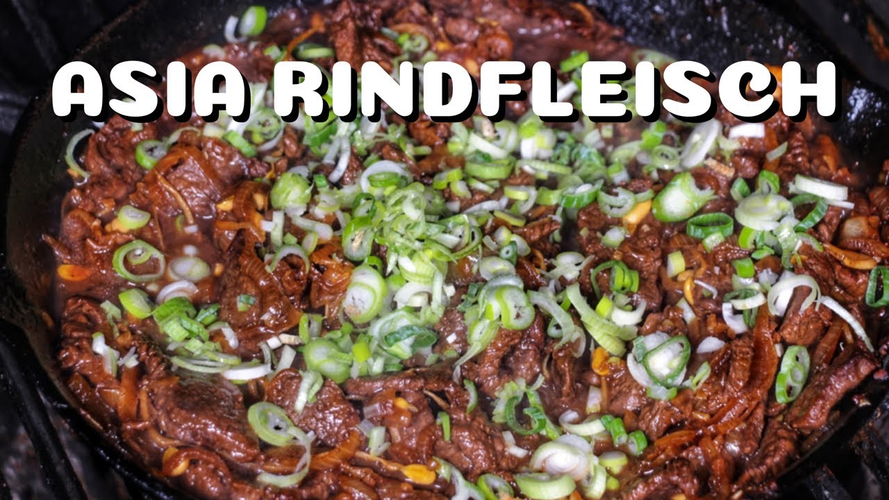 Chinesisches RINDFLEISCH mit ZWIEBELN - zu HAUSE besser als beim ASIATEN - 0815BBQ