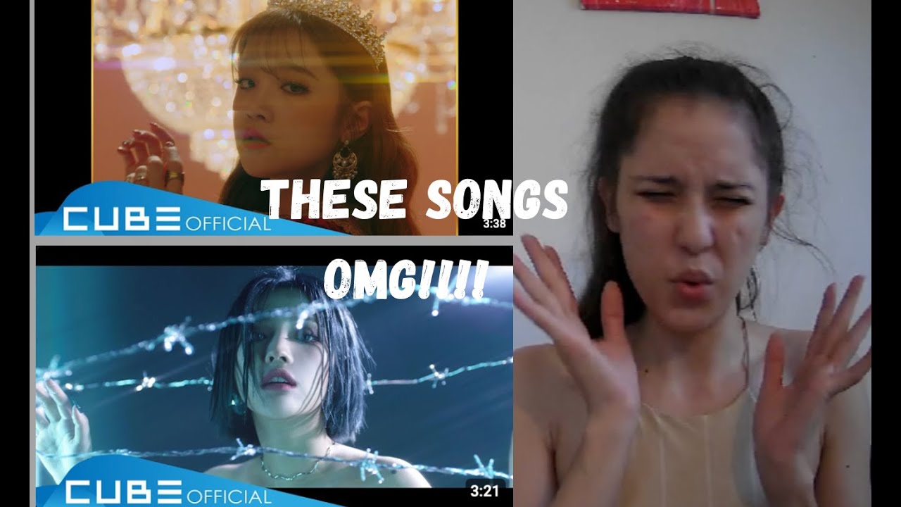 G-IDLE 'LION' and 'Oh my god' FIRST TIME REACTION