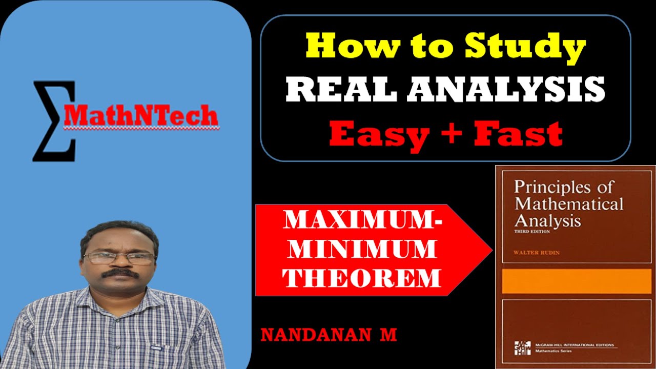 MAXIMUM MINIMUM THEOREM| REAL ANALYSIS| BSc MATHEMATICS