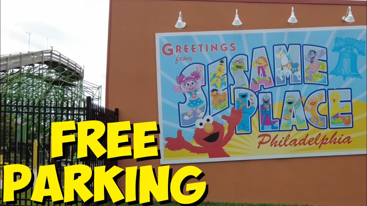 SAVE MONEY ON PARKING AT SESAME PLACE- OLD RIDES & DECORATIONS FOUND