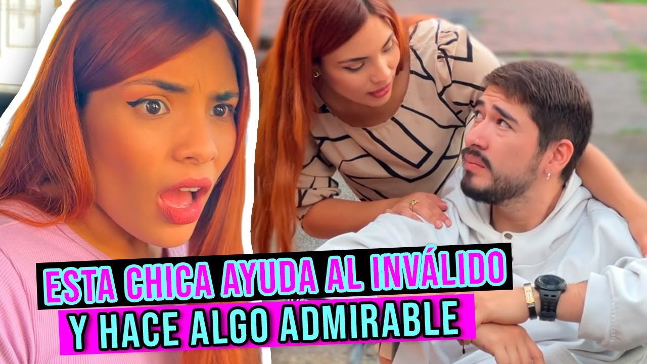 Esta CHICA ayuda al DISCAPACITADO y HACE algo ADMIRABLE