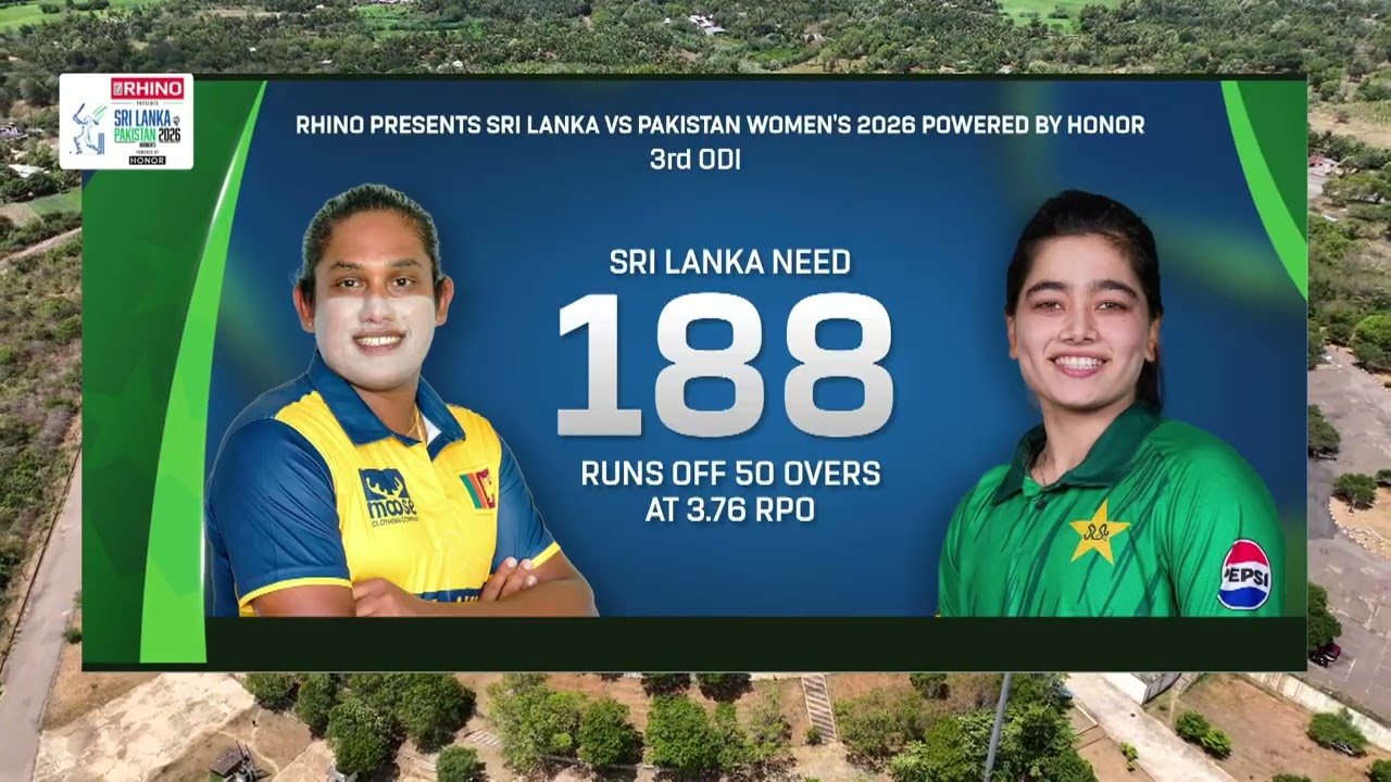Highlights - 3rd ODI Sri Lanka Women vs Pakistan Women | MRICS-Hambantota #SLvPAK