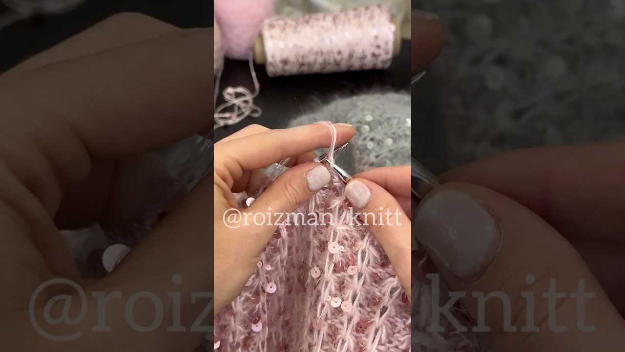Вязаный жилет спицами. Градиент спицами. Магия красоты 💞 #crochet #knitting #вязание #knit #жилет