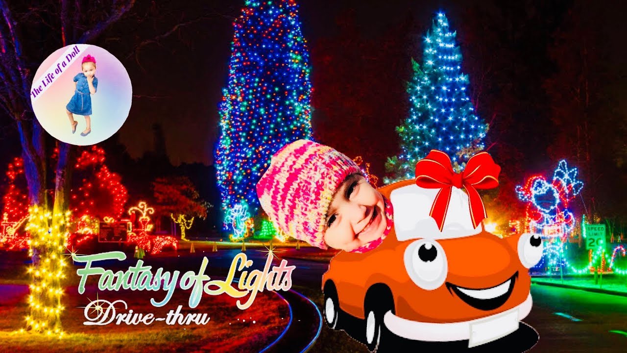 Fantasy of Lights Drive-Thru Vasona Park Los Gatos 2017| Chritmas displays| Vlog