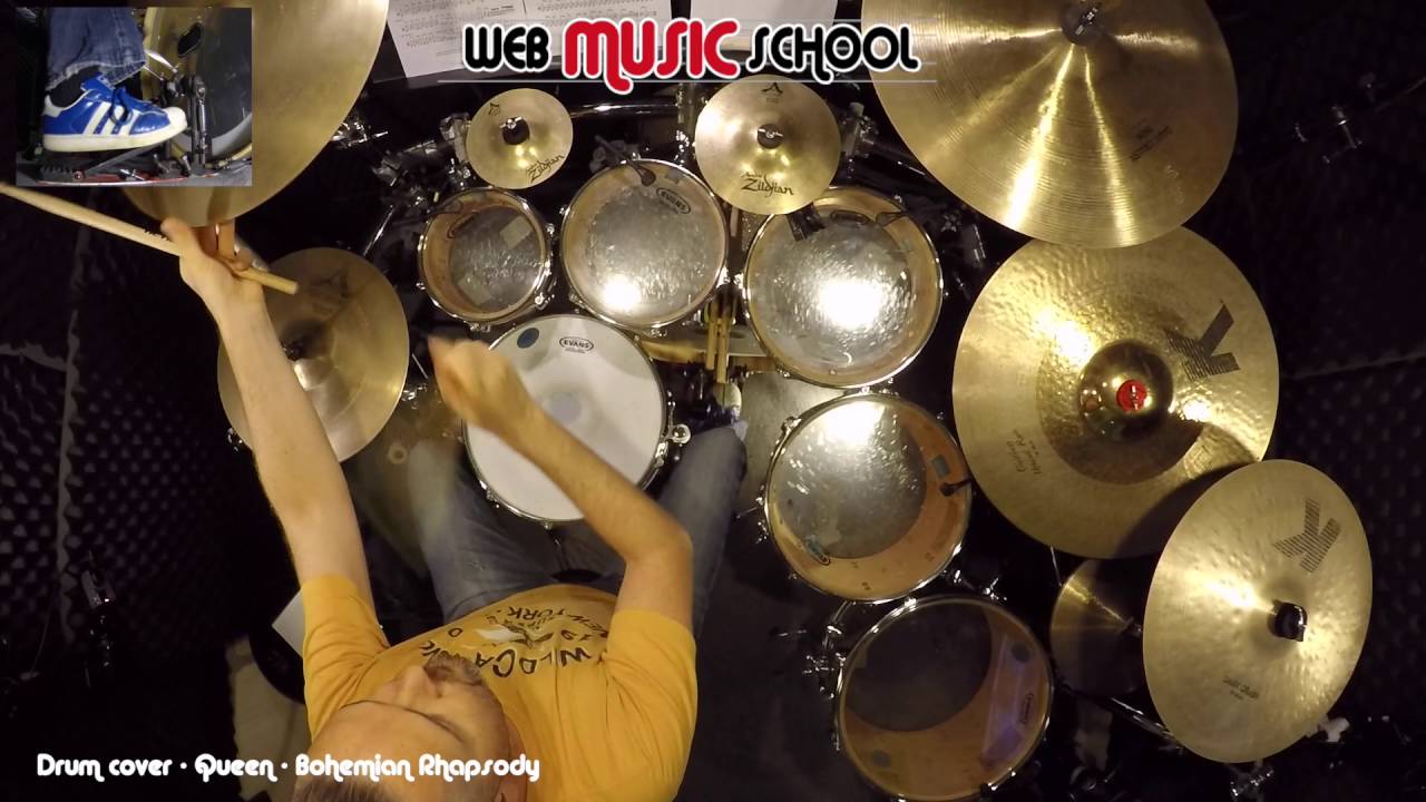 🥁 Queen Bohemian Rhapsody DRUM COVER | Drum Sheet Music Bohemian Rhapsody | Bohemian Rhapsody Drums