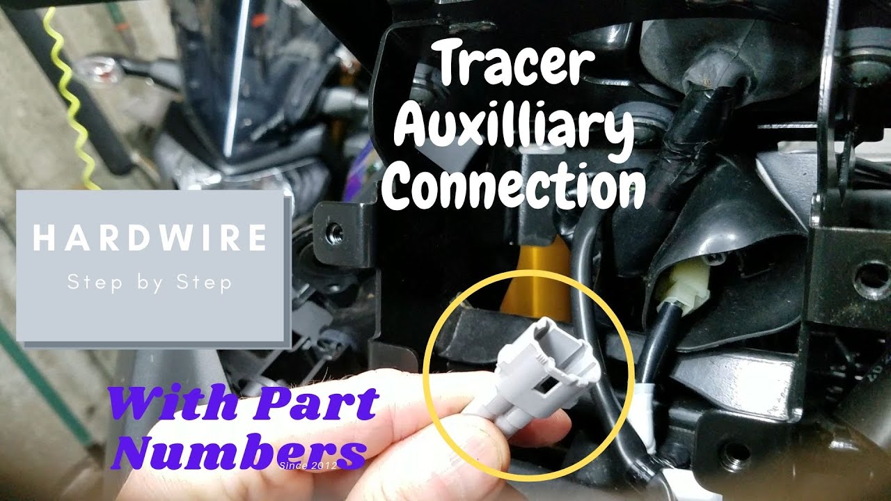 Yamaha Tracer GT auxiliary connector, Hardwiring TomTom Rider 550.
