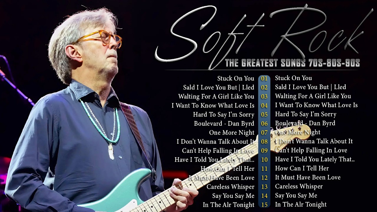 Eric Clapton, Elton John, Phil Collins, Lionel Richie, Bee Gees 📀 Soft Rock Love Songs 70s 80s 90s