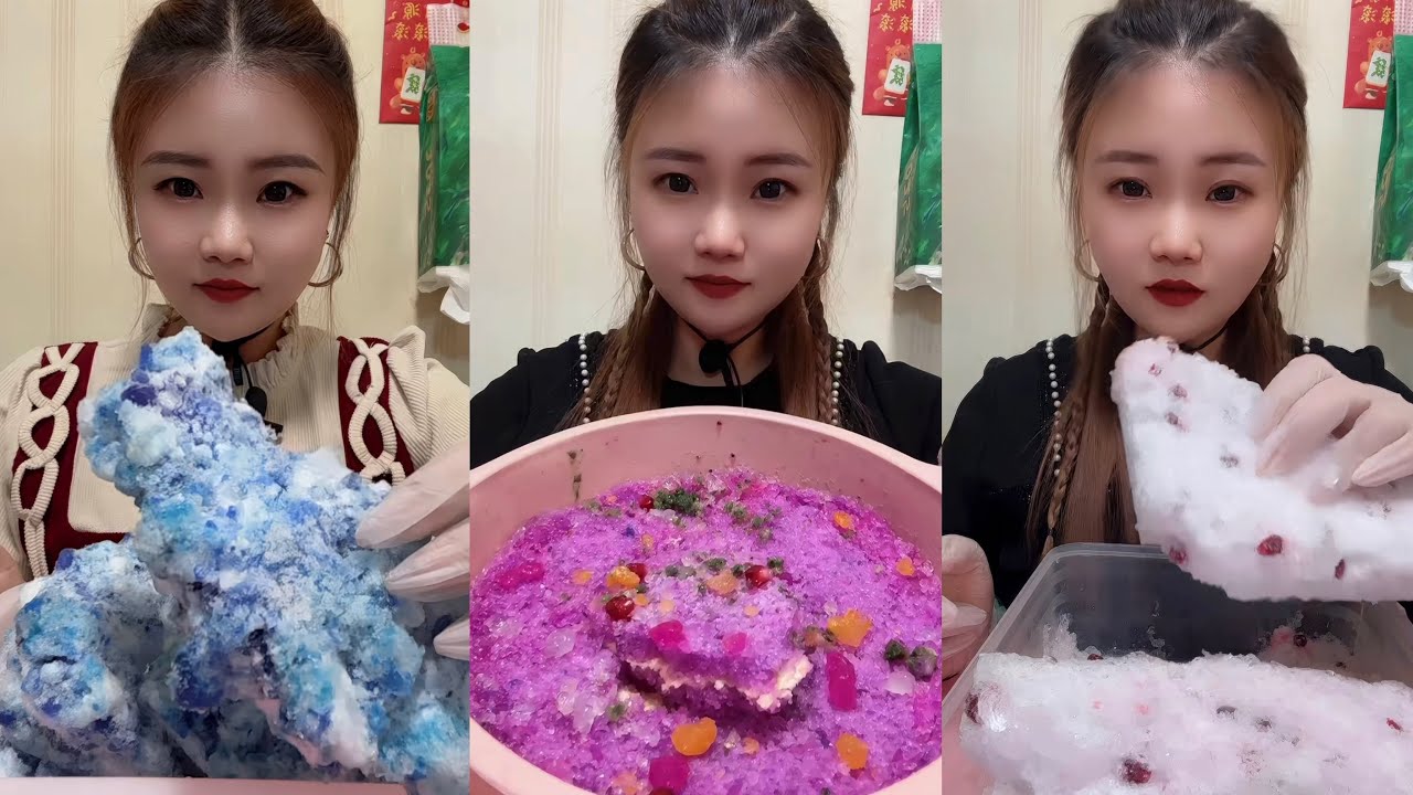 Crushed Ice Eating ASMR | Ice Eating 