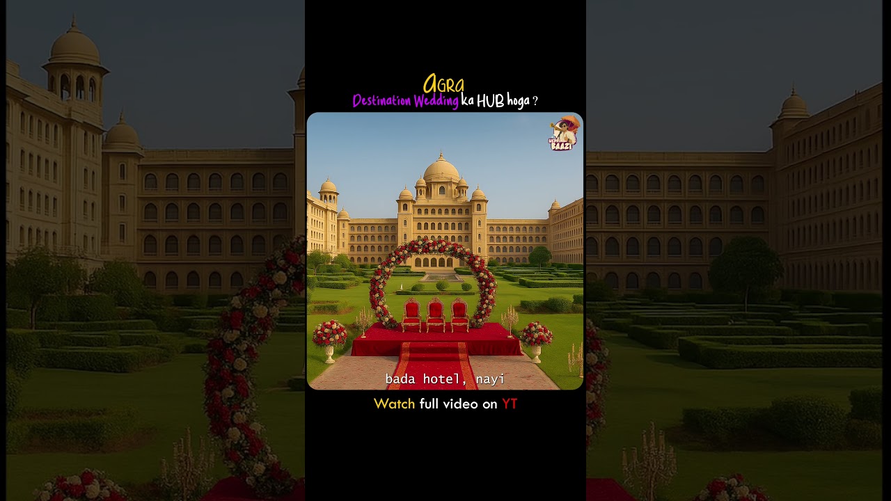 &ldquo;Is Agra the next big hub for destination weddings? 💍 Let&rsquo;s find out in Episode 3 of #WeddingBaazi!