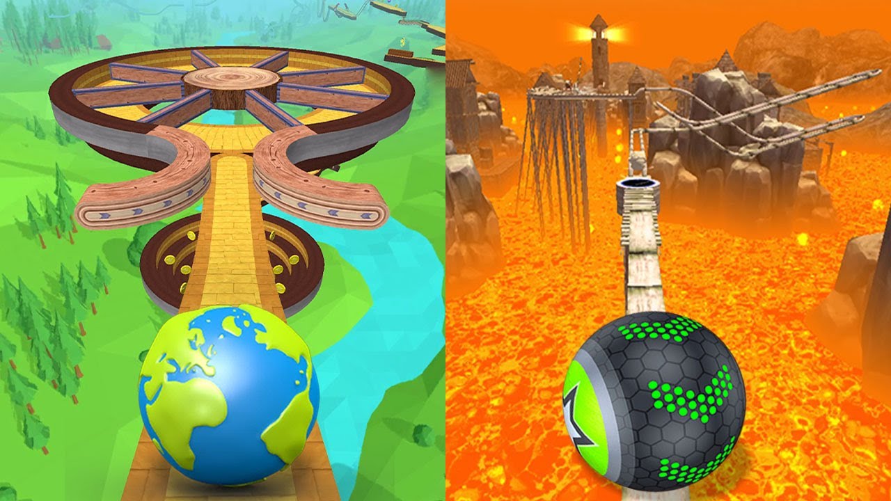 🛑 Going Balls VS Rollance Adventure Ball,Rolling Balance Ball,Rolling Ball Sky Escape,GyroSphere
