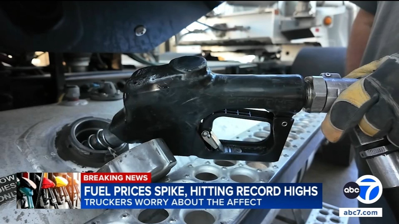 US diesel prices soar past $6 a gallon, deepening strain for hauling everyday goods