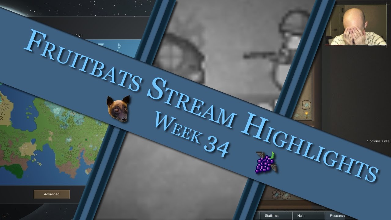 Rimworld's Deaths of Guilty and Innocent - Twitch Livestream Highlights for Week 34, 2016