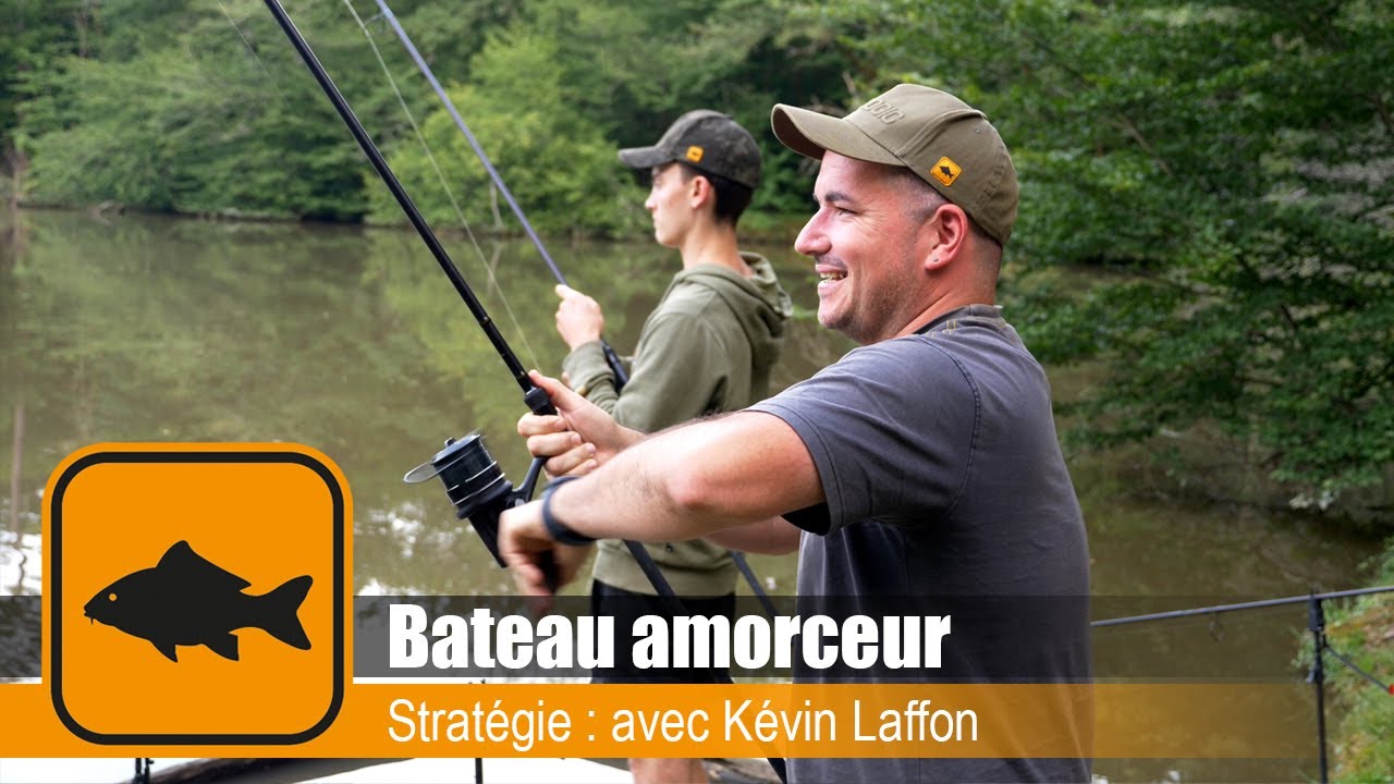 Bateau amorceur : la carpe avec Kevin Lafon