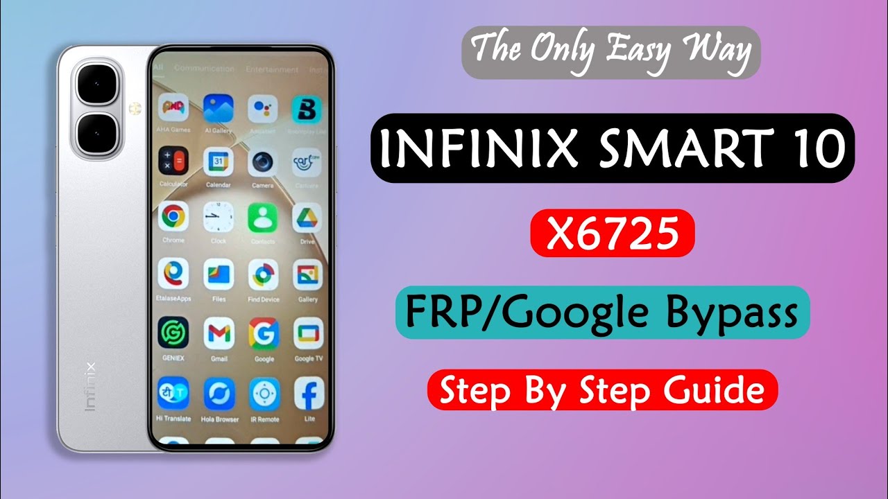 🔓 How to Bypass Infinix Smart 10 FRP Lock – Manual & Computer Method | SamSW Tool Setup