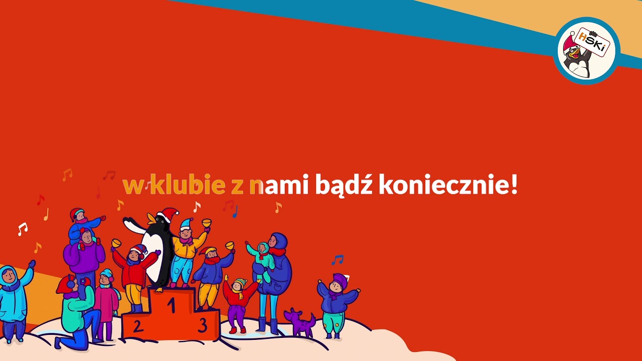 Klub Pingwina piosenka hymn_HSKI Szkoła Narciarska przedszkole narciarskie dla dzieci, nauka jazdy