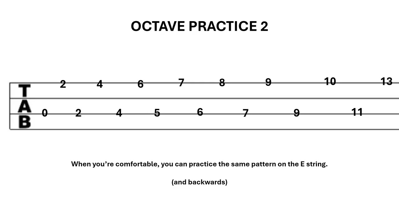 Octave Practice 2
