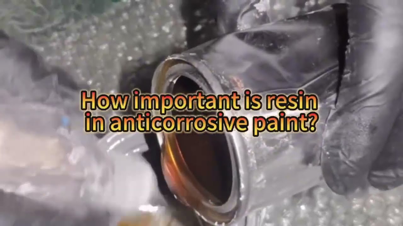 How important is resin in anticorrosive paint?