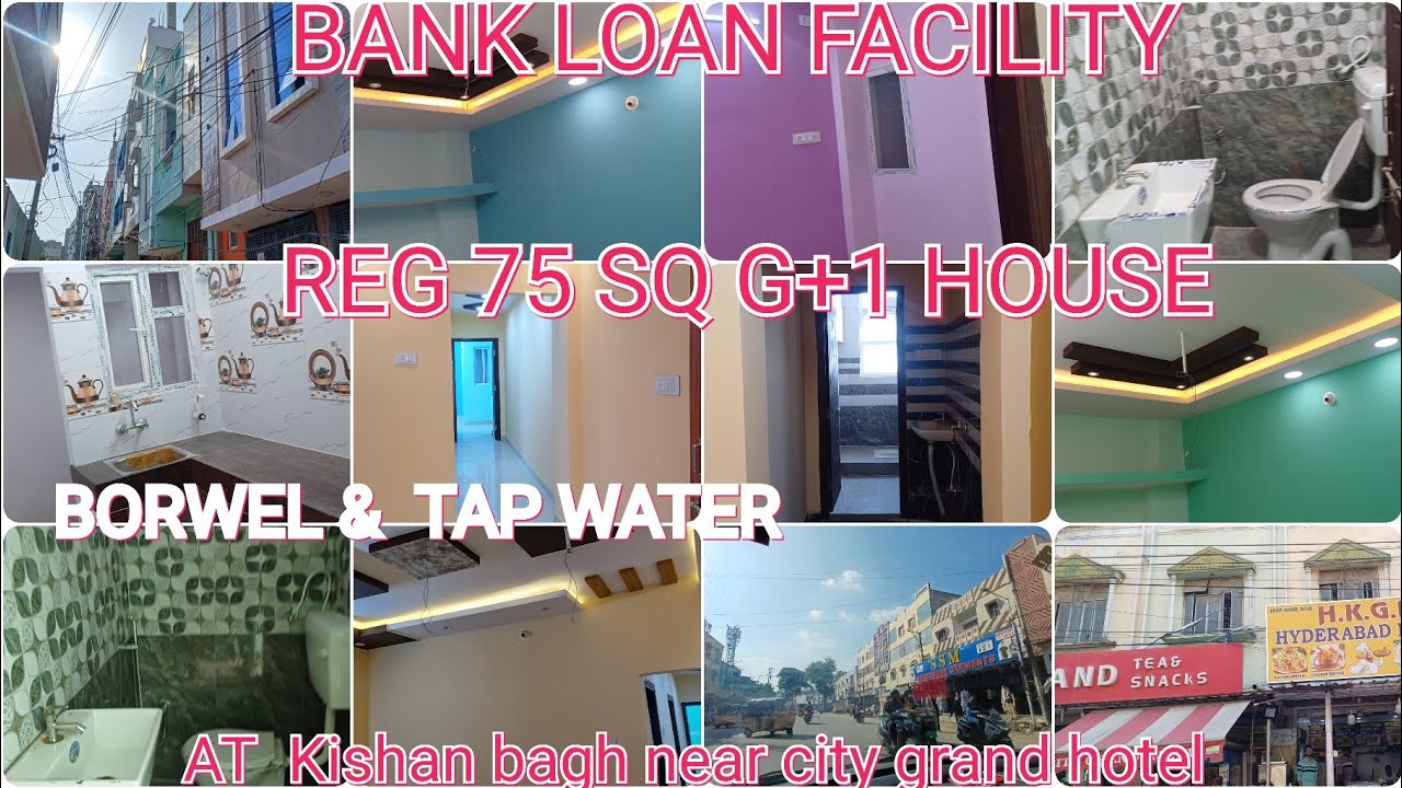 Owner p (8074726195 ) Reg 75 sq G+1 house with borwel Tap water at Kishan bagh   near city grand hot