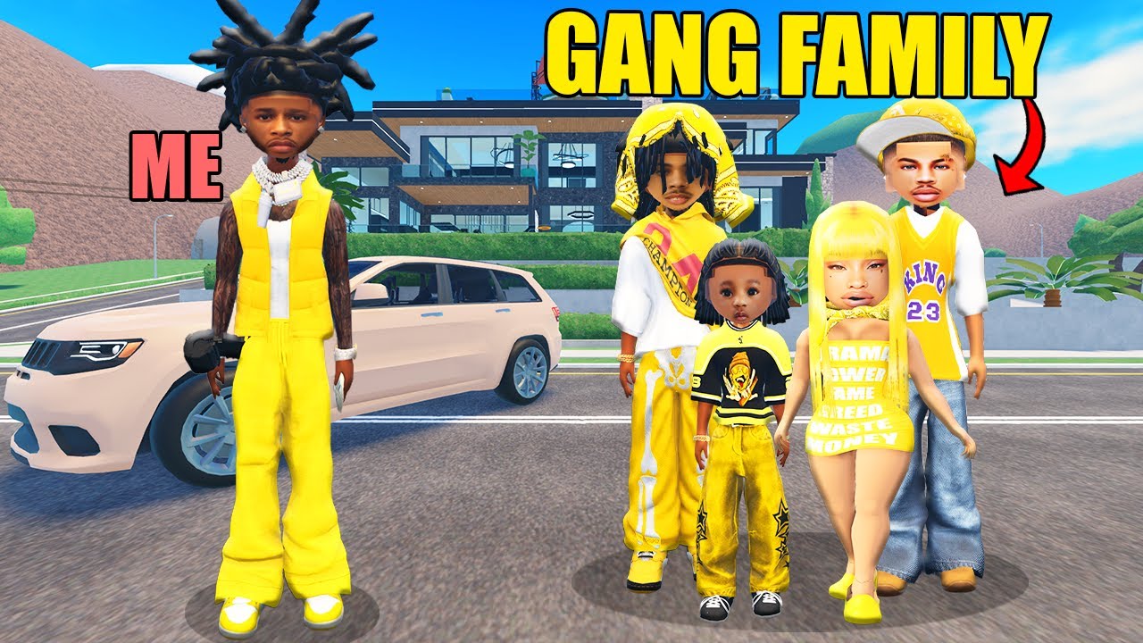 I Made The MOST REALISTIC GANG FAMILY In LIFETOGETHER RP... We ROBBED The BANK!!
