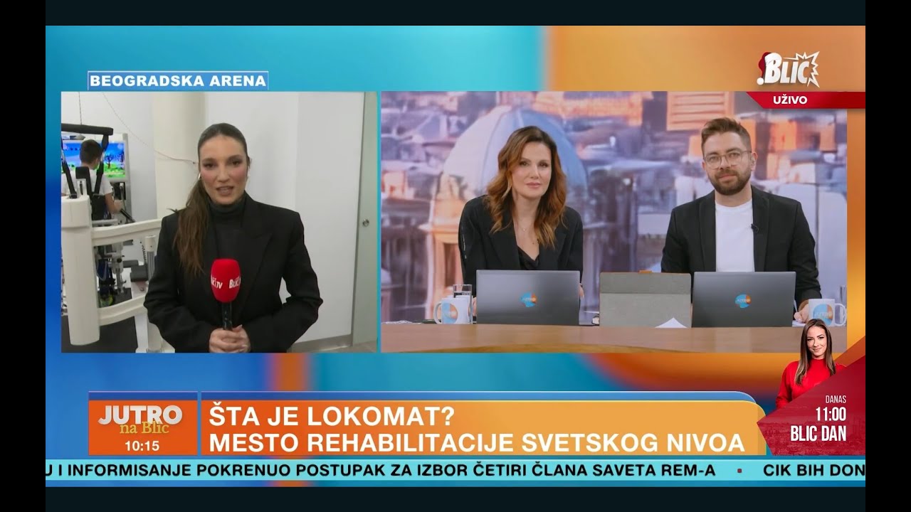 Blic TV u poseti Drugom Koraku – Lokomat terapija svetskog nivoa!