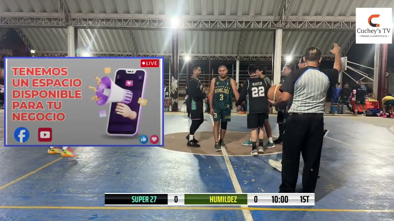 🏀 Liga Municipal de Basquetbol Poza Rica🏀 1a Fuerza - Juego 2️⃣ (Ene26) - 👑HUMILDEZ 🆚 🦸🏻‍♂️SUPER 27