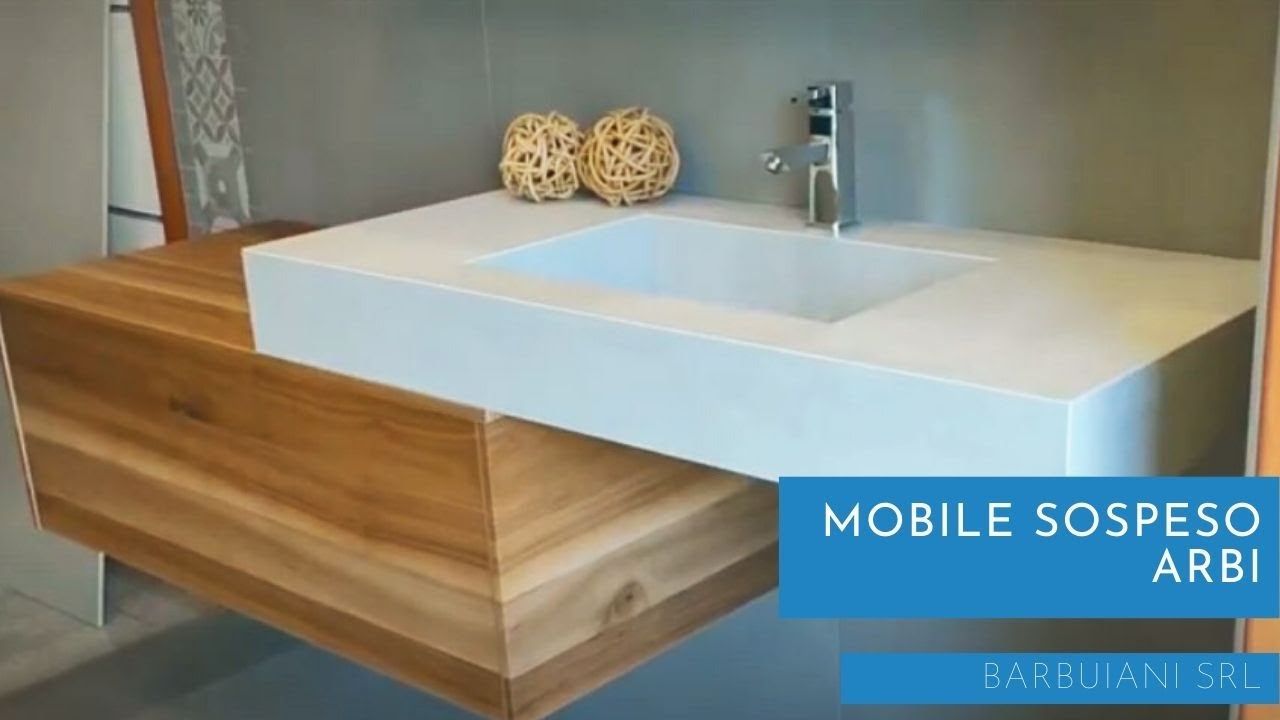 Mobile Sospeso Arbi Arredobagno - Mobile da bagno moderno e minimal