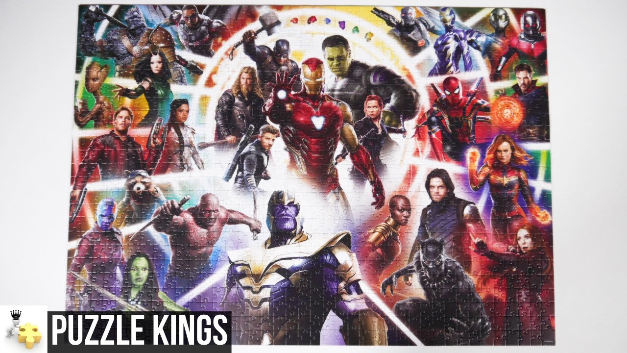 Marvel Avengers Puzzle - Time Lapse | Puzzle Kings