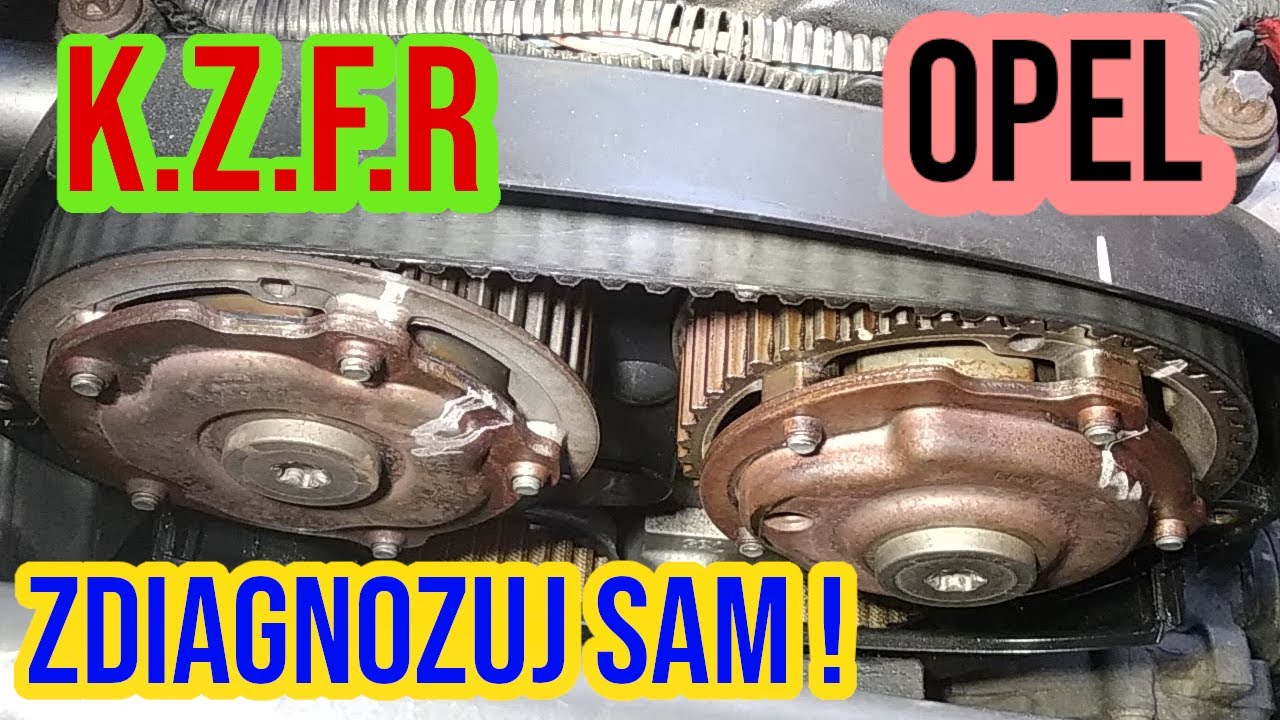 Opel Zafira B 1.8 - Jak samemu sprawdzić koła zmiennych faz rozrządu.