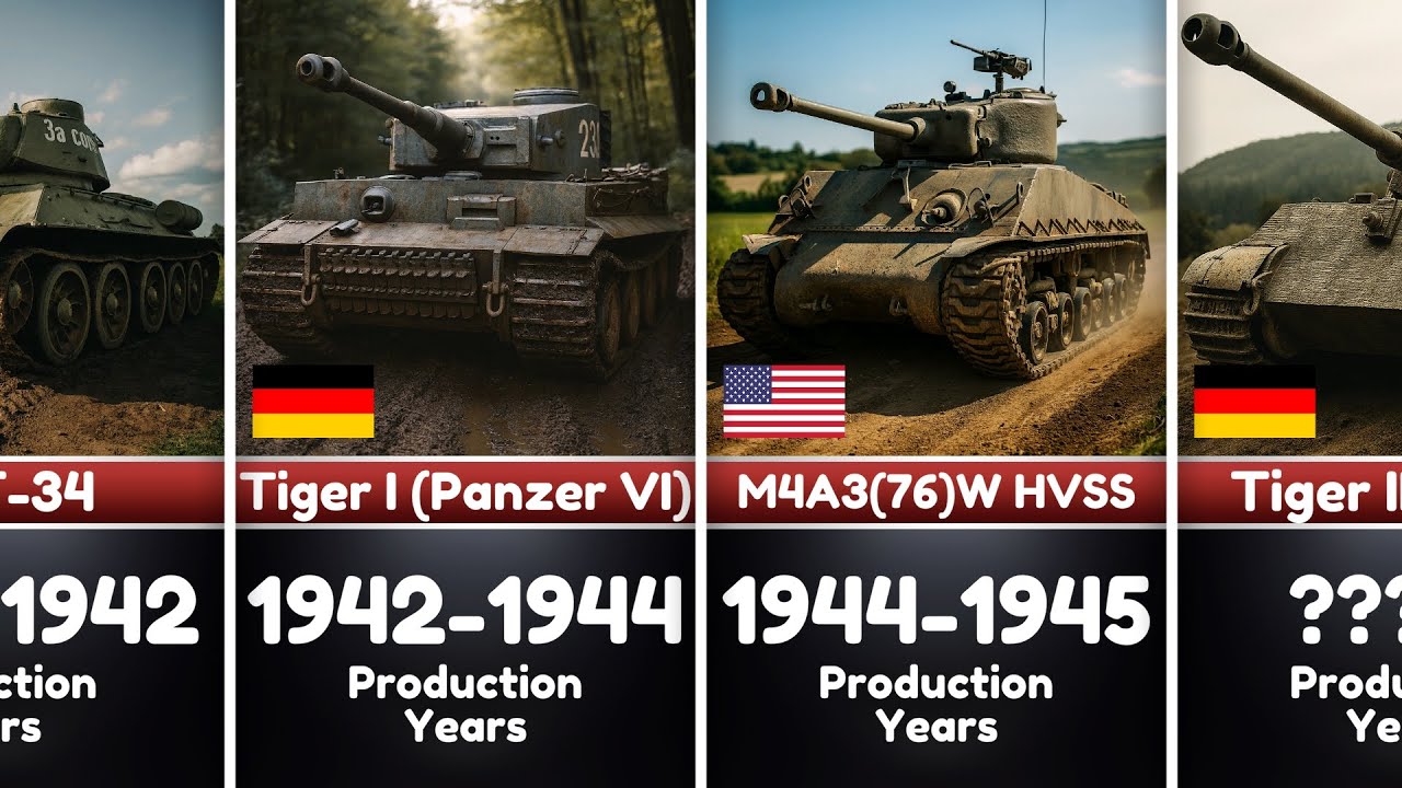 Most Powerful Tanks of WW2