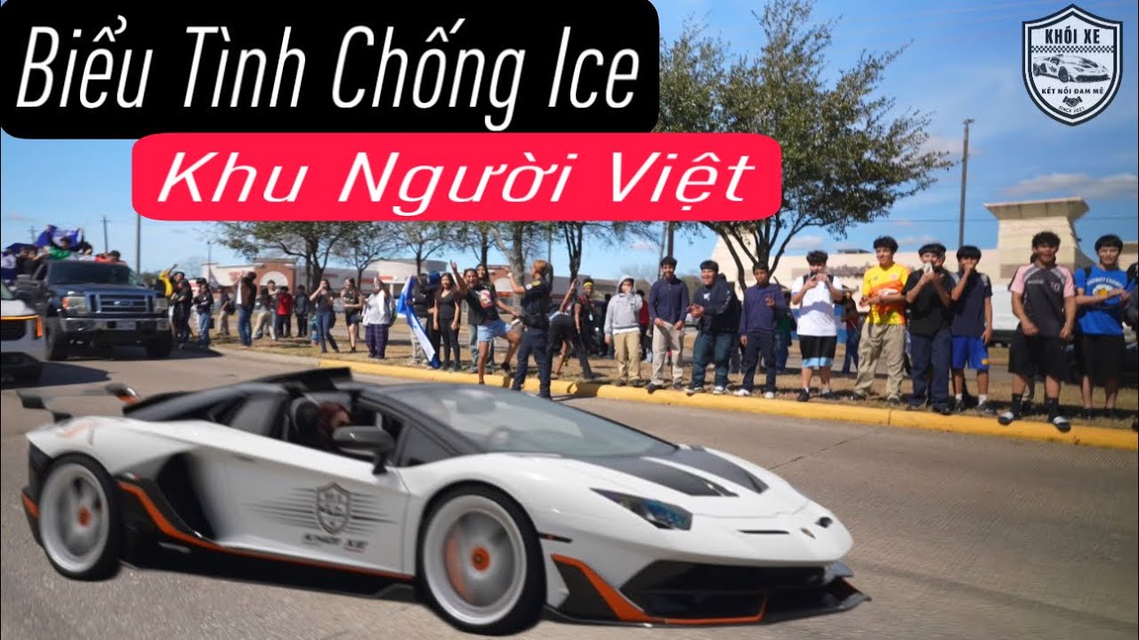 Chống ICE Khu Người Việt Bellaire Houston. 