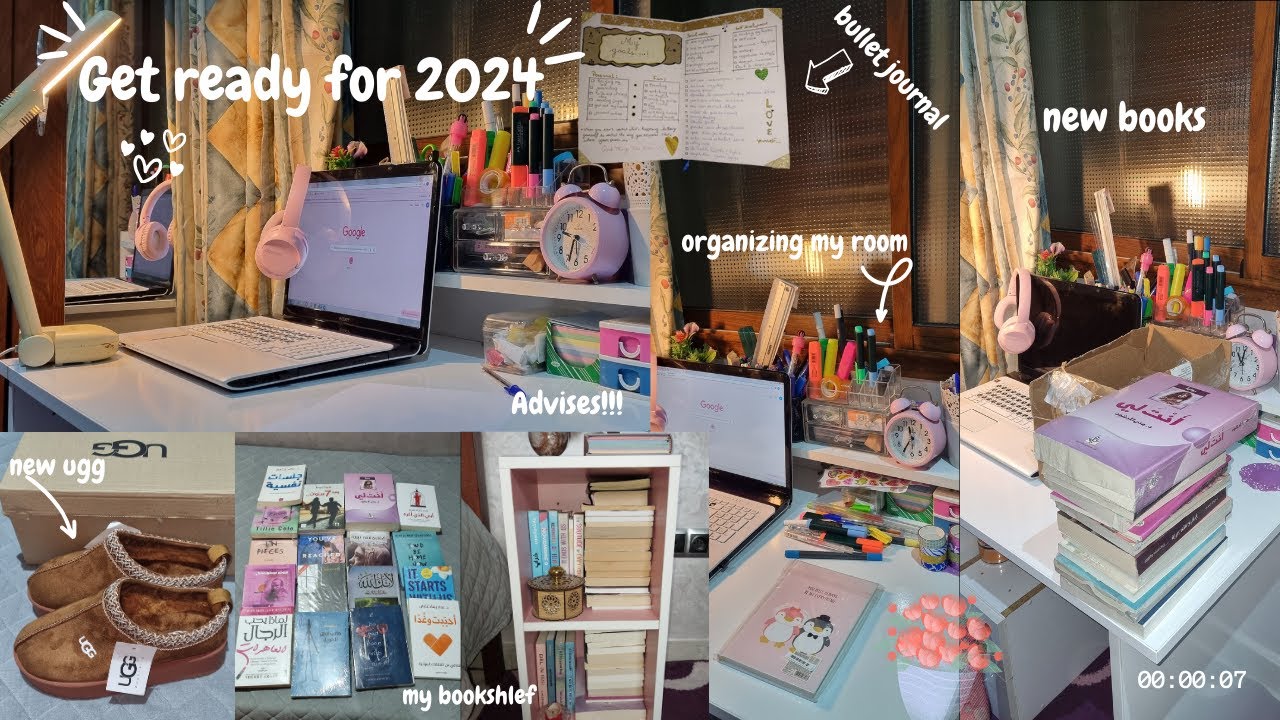 Get ready for 2024💌💗- Advises ✨-unboxing my new books📚 & ugg ✨- /دروس تعلمتها من سنة 2023🫶🩷